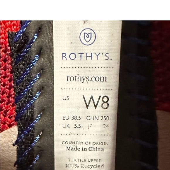 Rothy’s Red Camo The Loafer - Picture 6 of 6